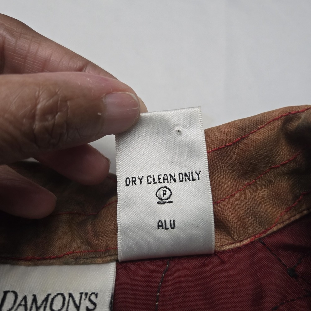 Drapers & Damons Embroidered Patchwork Jacket‎ Button Womens Large Artsy Boho - Picture 6 of 6